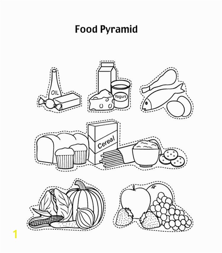 Food Groups Coloring Pages for Preschoolers Use Cut Outs for Students to Color & Glue On A Plate to Demonstrate