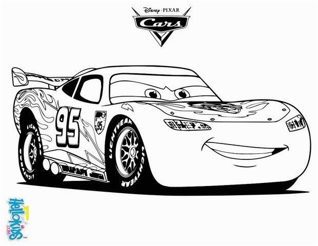 Lightening McQueen CARS 2 Lightening McQueen CARS 2 coloring page