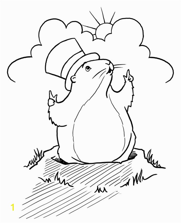 Awesome Groundhog Day Coloring Sheets More Image Ideas