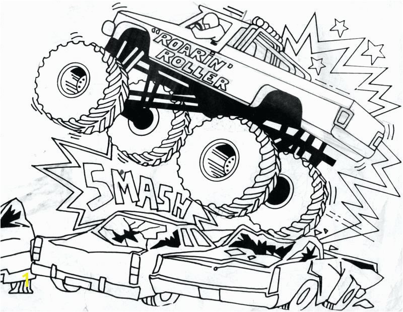 Free Coloring Pages Monster Jam Trucks Free Coloring Pages Trucks Breakthrough Monster Truck Color Page