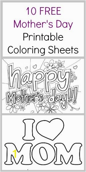 10 FREE Mother s Day Coloring Sheets