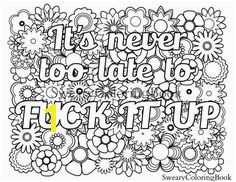 Free Printable Christmas Coloring Pages for Adults Only Swear Word Coloring Book 20 Swear Word Coloring Pages for Stress