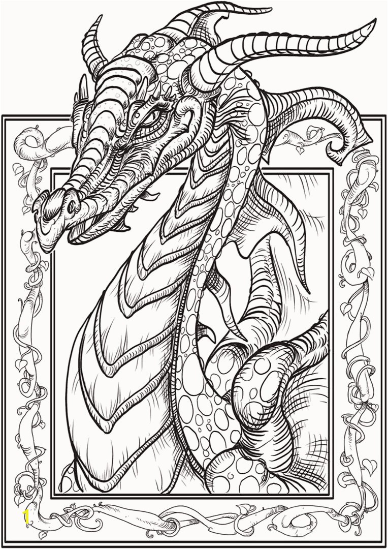 Dragon Coloring Pages For Adults Coloring Pages For Adults Difficult Animals Perfect New Od Dog