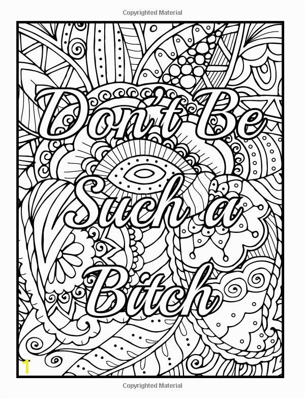 18awesome Free Printable Coloring Pages For Adults ly Swear Words More Image Ideas