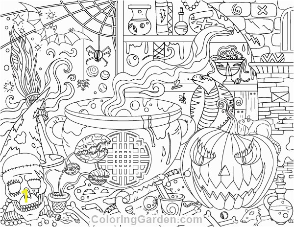 Free Printable Coloring Pages for Adults Pdf Free Printable Halloween Adult Coloring Page Download It In Pdf