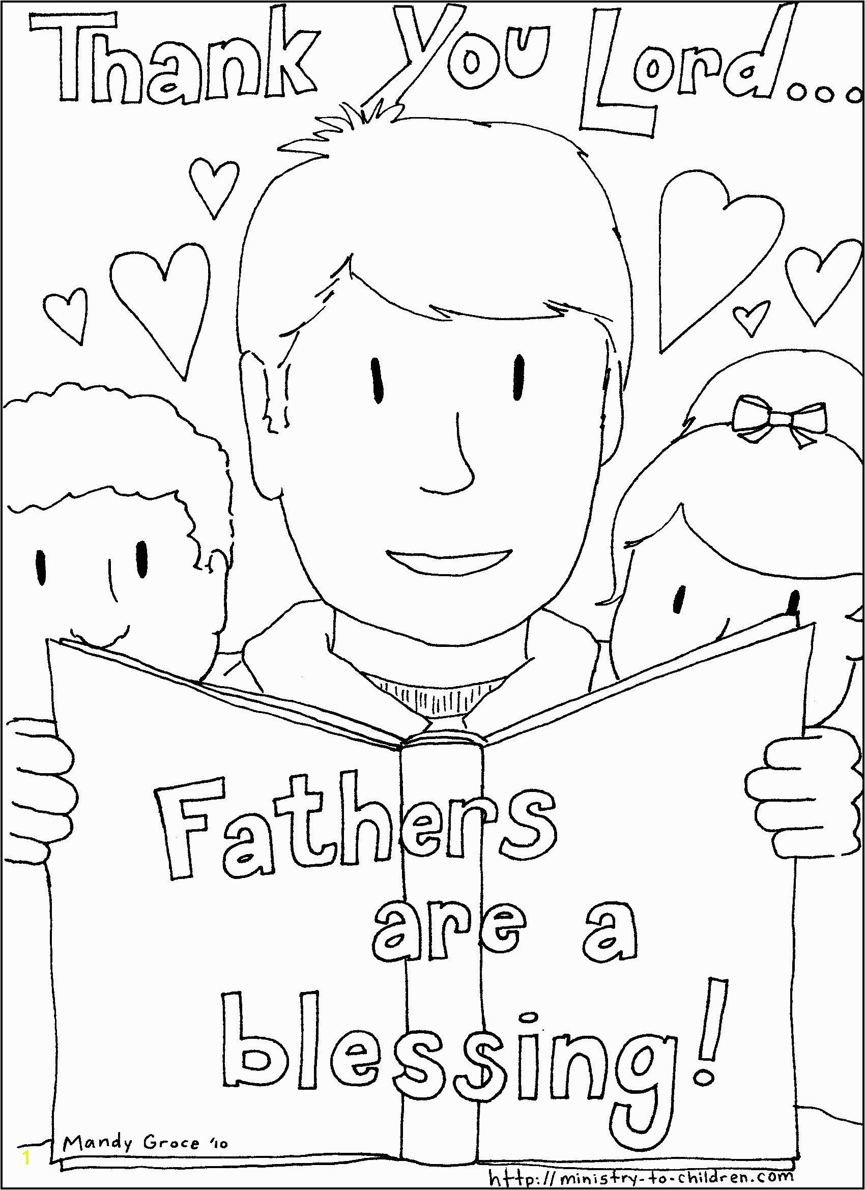 father s day coloring page