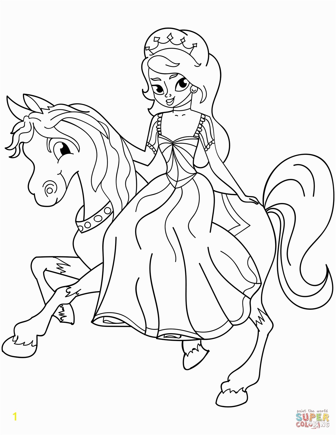 free printable princess coloring pages printable and online