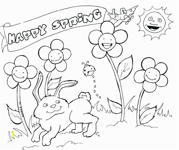 spring flowers coloring pages printable