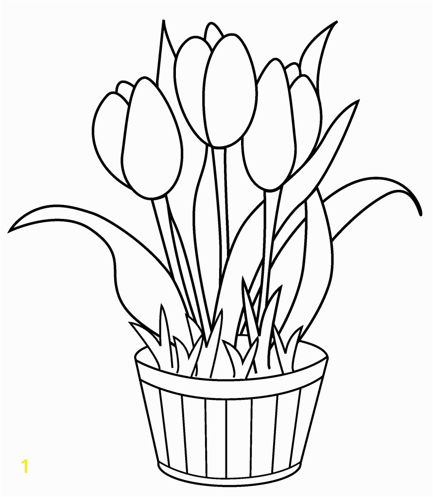 Free Printable Tulip Coloring Pages Free Printable Tulip Coloring Pages for Kids