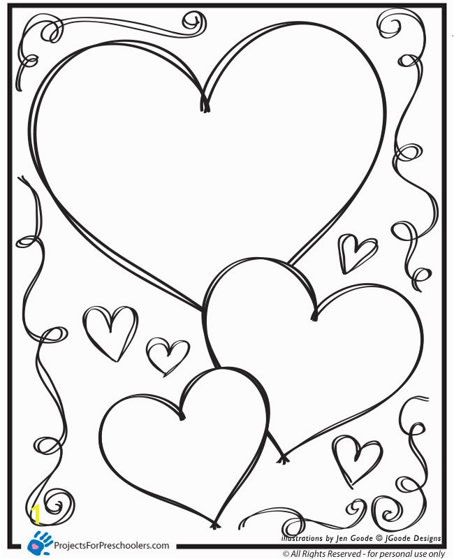 Free Valentine Coloring Pages for Preschoolers Preschool Printable Valentine Coloring Pages Fabulous Free Printable