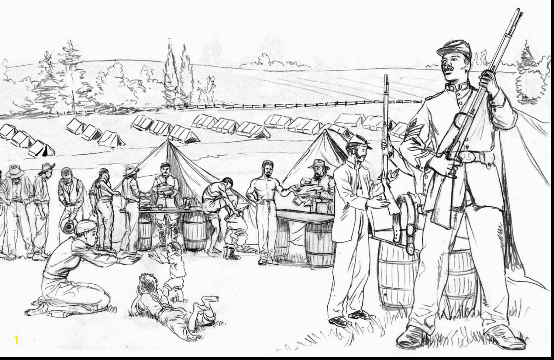 French and Indian War Coloring Pages Civil War Coloring Pages