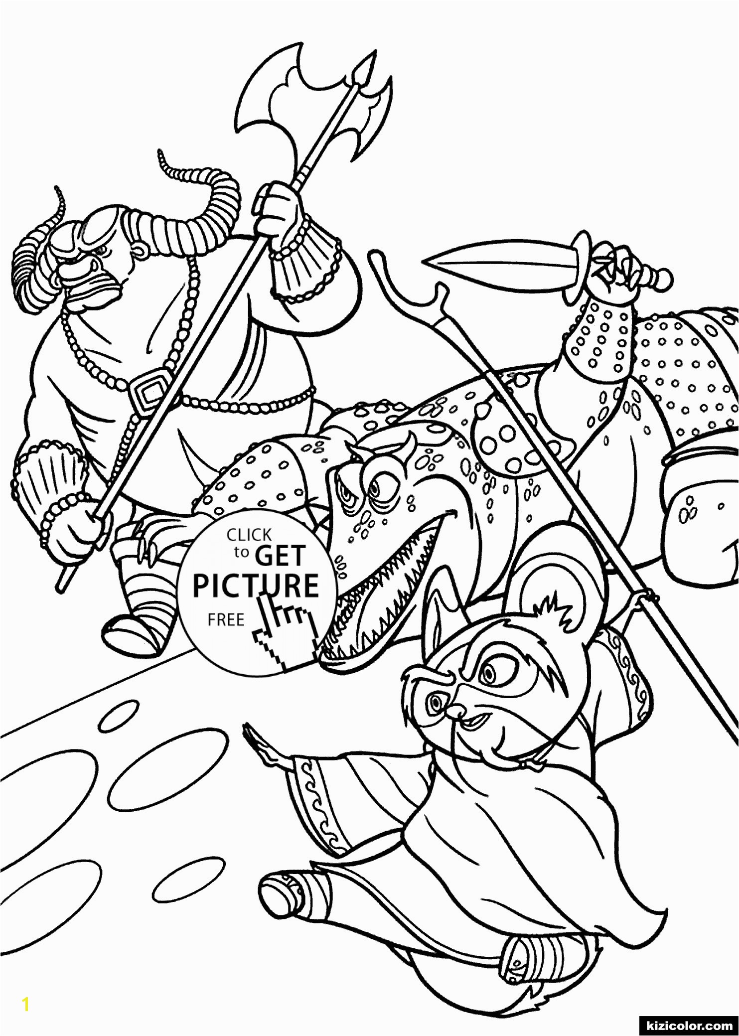 French and Indian War Coloring Pages Kung Fu Panda Master Shifu Free Printable Coloring Pages for Kids
