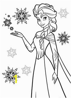 Disney Frozen Elsa Coloring Pages