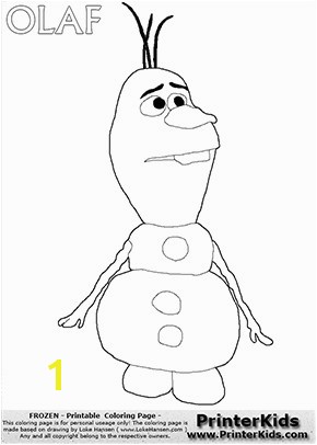 Frozen Coloring Pages Pdf Disney Frozen Olaf Full View Coloring Page 5