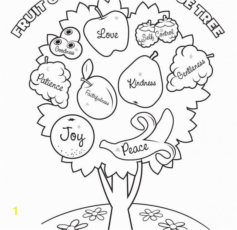 Fruit Of the Spirit Coloring Pages Fruit the Spirit Coloring Pages 20 Awesome Fruit the Spirit