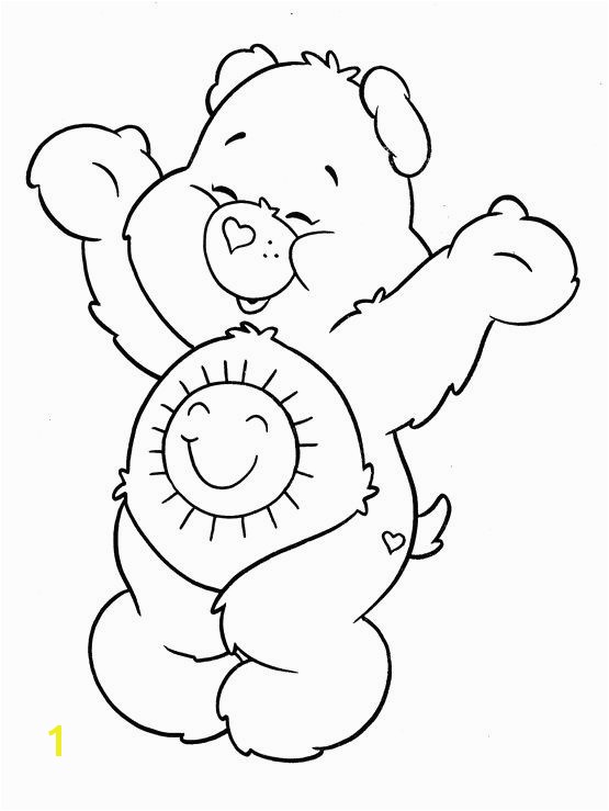 Care Bear Coloring Pages 299 Best Care Bears Coloring Pages Pinterest