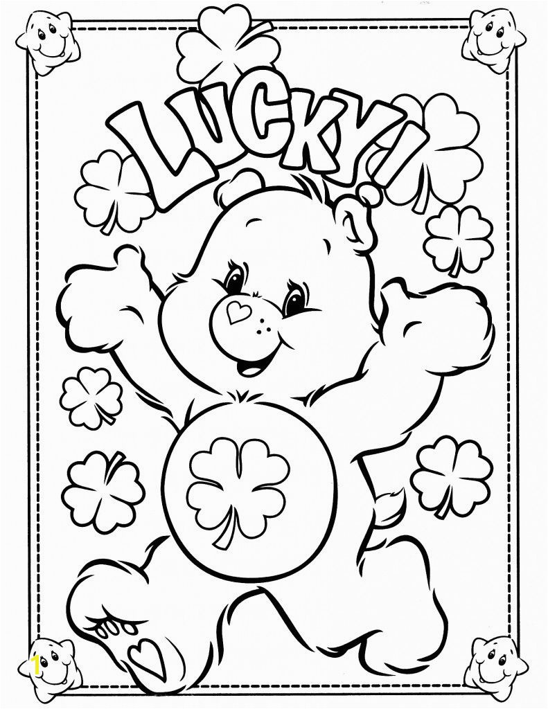 Funshine Care Bear Coloring Pages Free Printable Care Bear Coloring Pages for Kids