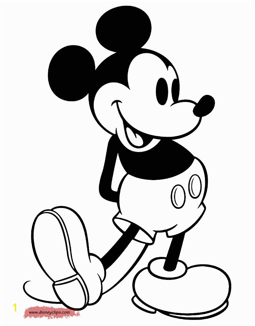 880x1124 Classic Mickey Mouse Coloring Pages Disney Coloring Book