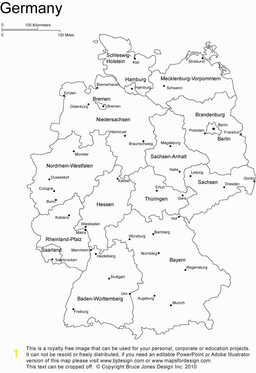 Germany Map Coloring Page Germany Printable Blank Map Bonn Berlin Europe Royalty Free