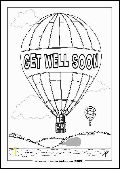 Get Well Soon coloring pages printables