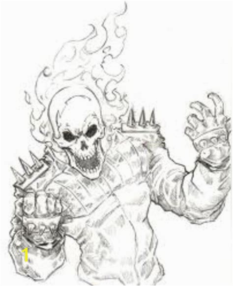 Ghost Rider Coloring Pages Ghost Rider Coloring Page Democraciaejustica