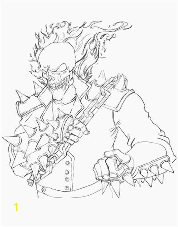 Ghost Rider Coloring Pages Superhero Coloring Pages Printable Awesome Ghost Rider Coloring