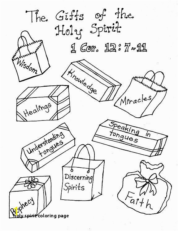 Gift Of the Holy Ghost Coloring Page Holy Spirit Coloring Page Free Drawing Fresh Color Page New Children