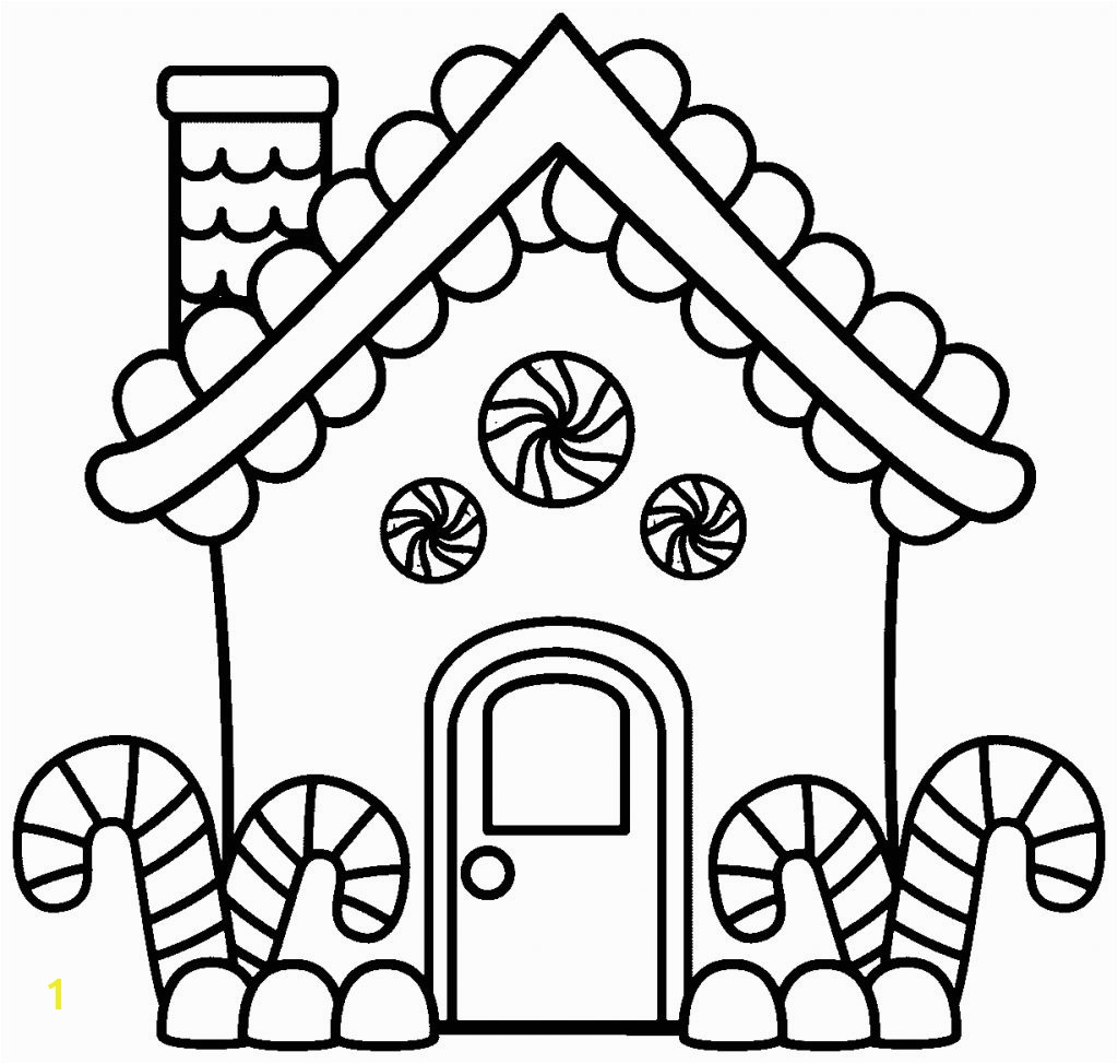 Startling House Colouring Pages Free Printable Coloring For Kids · Focus House Colouring Pages Unique Christmas Gingerbread Coloring Collection Free