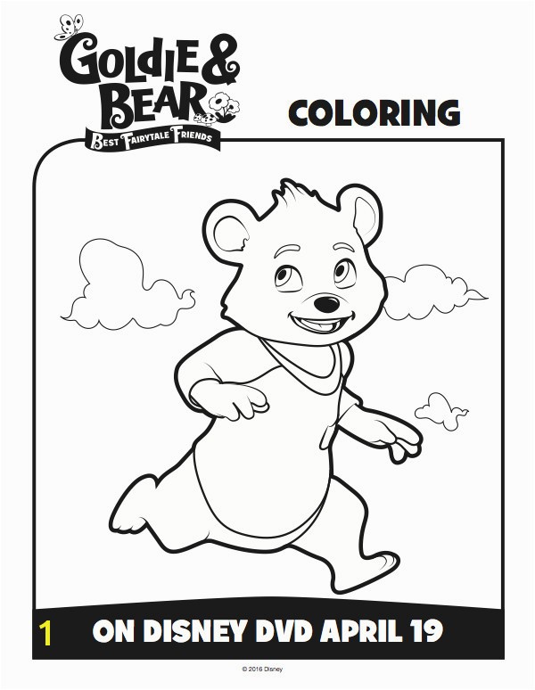 Goldie and Bear Coloring Pages 15 New Gol and Bear Coloring Pages