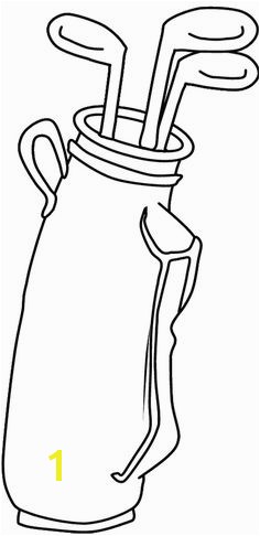 Golf Bag Coloring Page Pin by Best Golf Gifts On Golf Quotes Pinterest