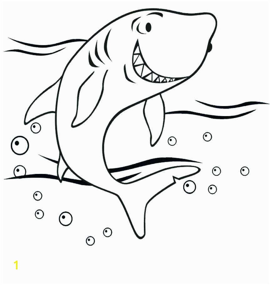 Reef Shark Coloring Page
