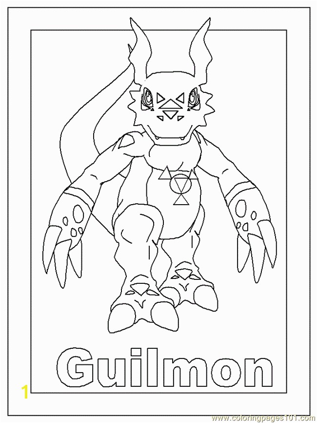 Digimon Coloring Pages 57 Coloring Page