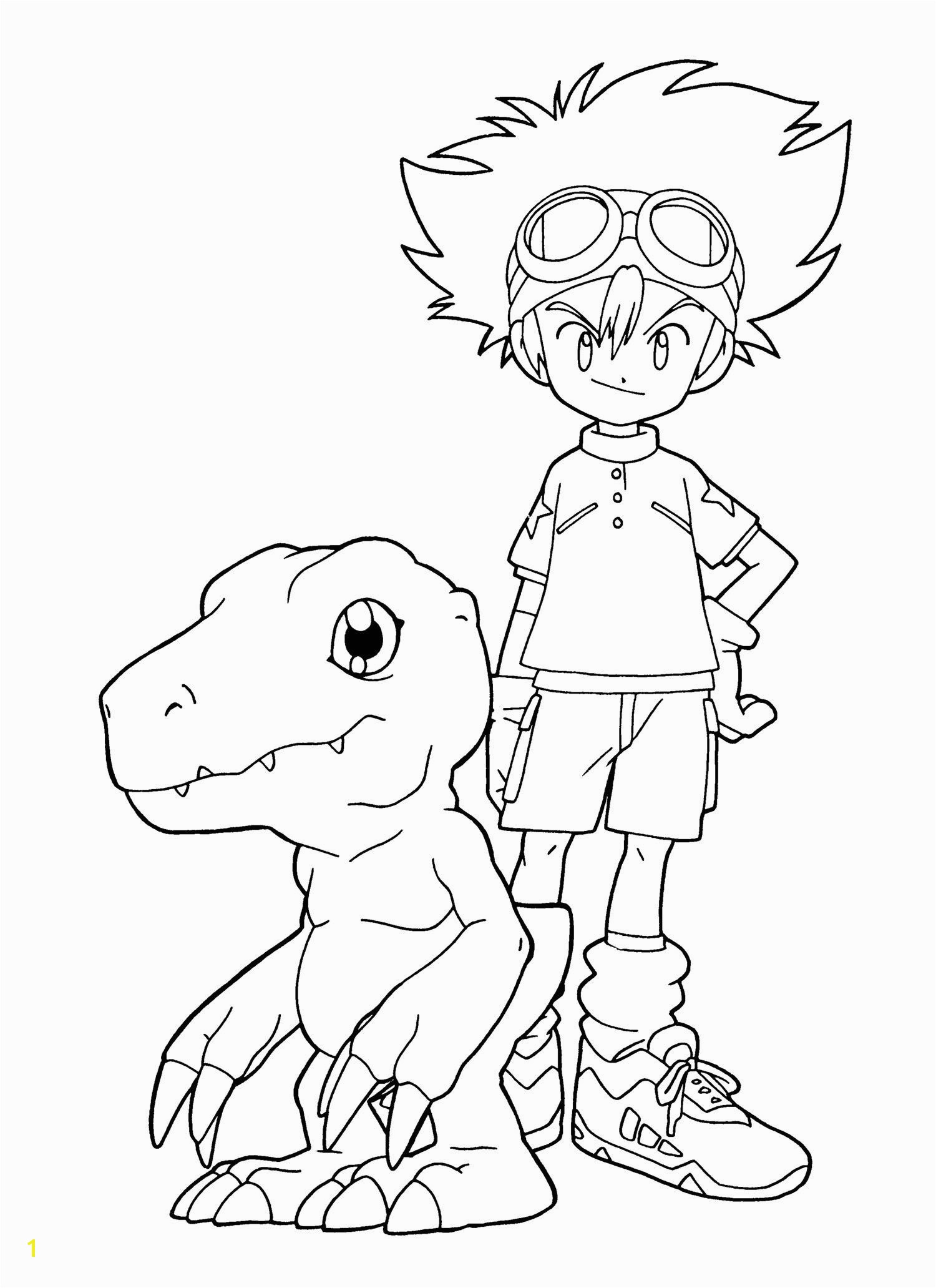 Guilmon Coloring Pages