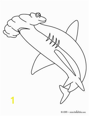 The Great Hammerhead shark coloring page Let your imagination soar and color this Great Hammerhead shark coloring page with the colors of your choice