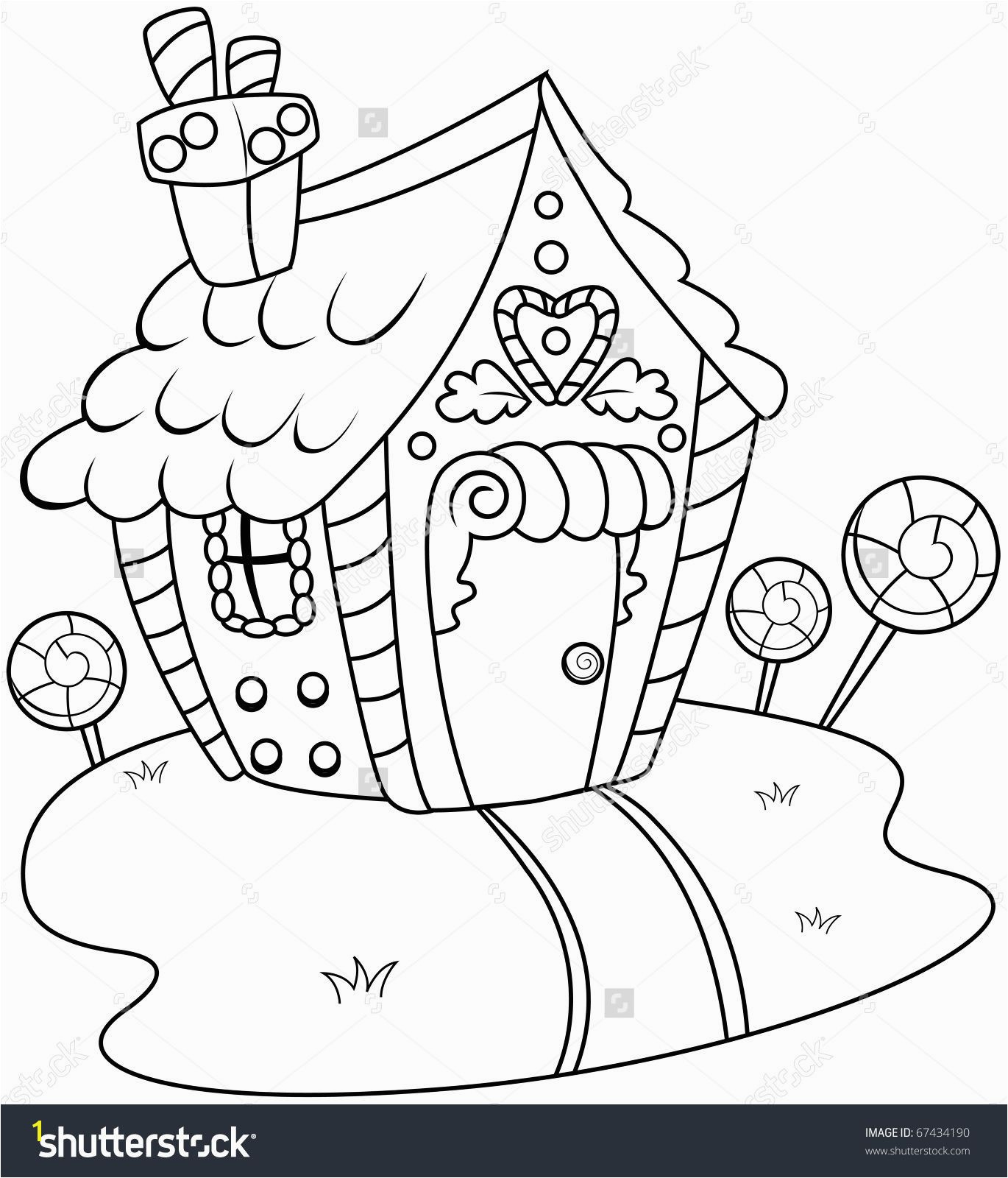 Hansel and Gretel Candy House Coloring Page Hansel and Gretel Candy House Coloring Page Coloring Pages