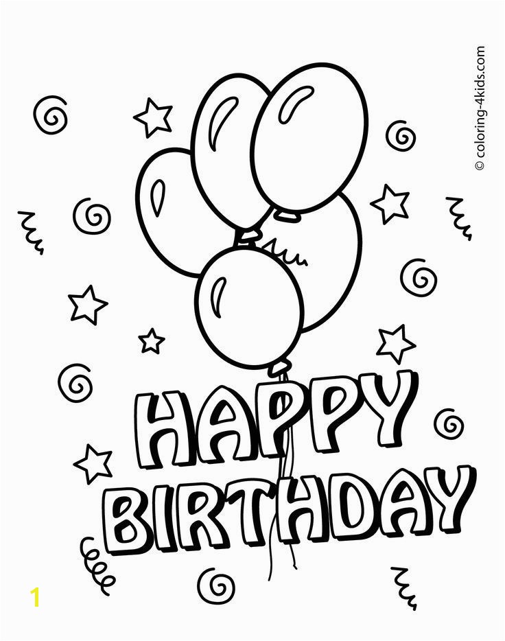 Happy 5th Birthday Coloring Pages Happy Coloring Pages at Getcolorings