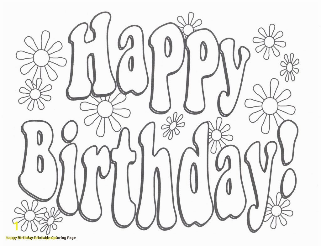 1024x785 Happy Birthday Coloring Page Clever Pages For Brother Boy Teacher