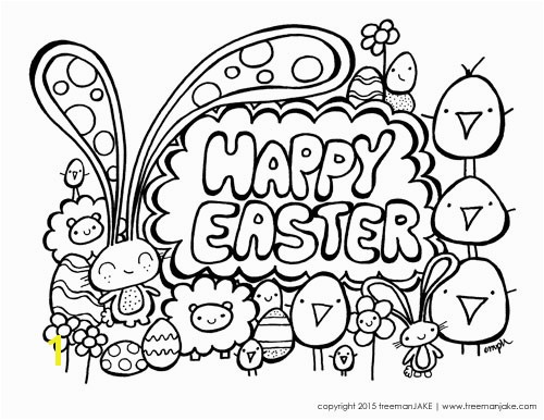 Free Happy Easter Coloring Pages