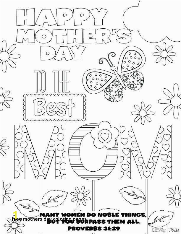 Mother Day Coloring Sheets