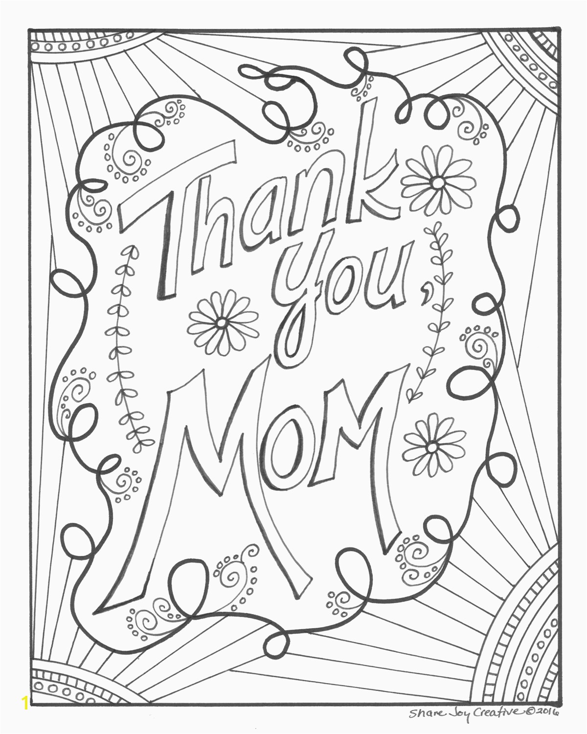 Happy Mother S Day Free Coloring Page Printable for Kids Cool Coloring Page Unique Witch