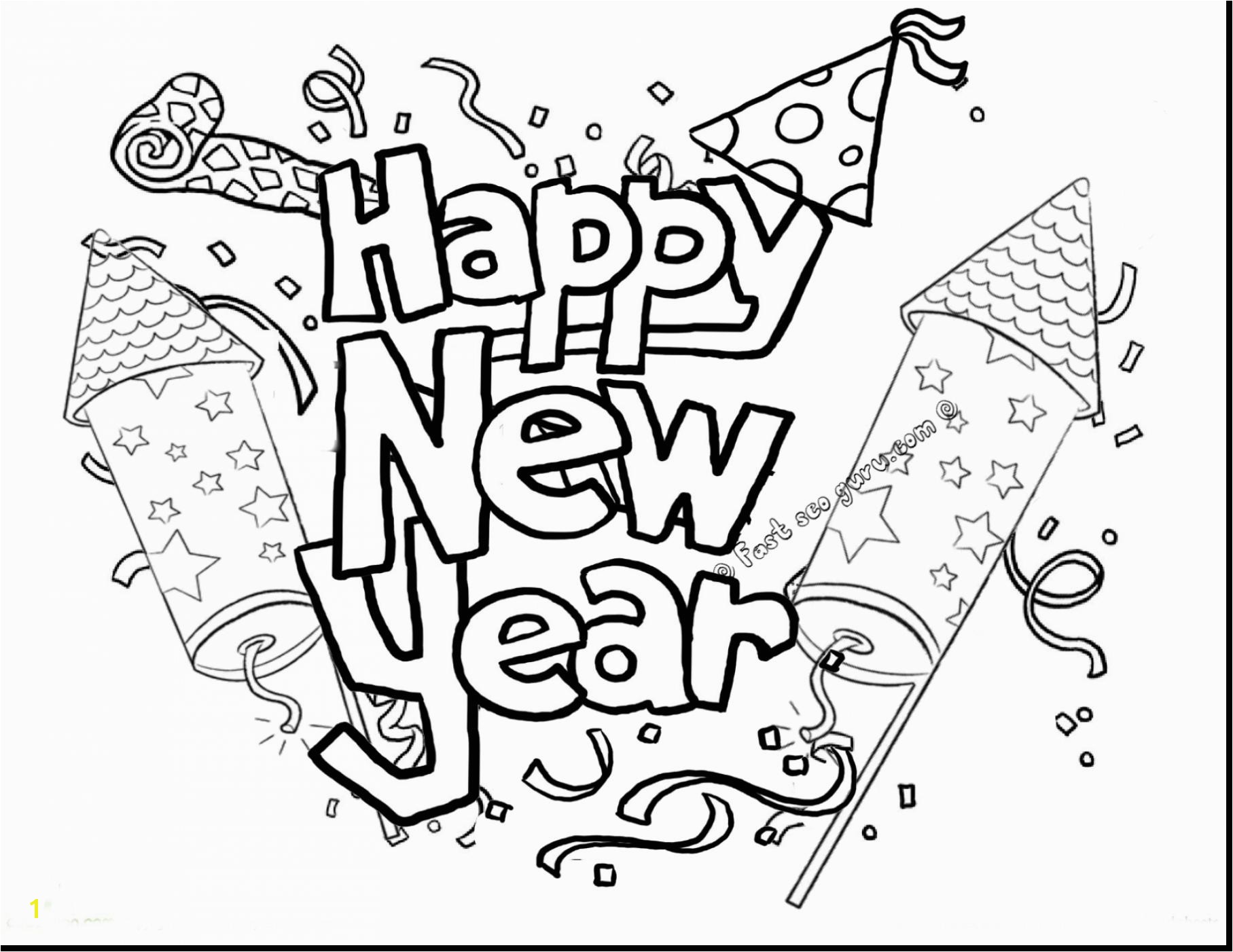 Secrets Happy New Year Coloring Pages To Print Direct 2017 Chin