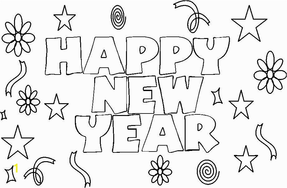 920x603 Happy New Year To Coloring Page 2018