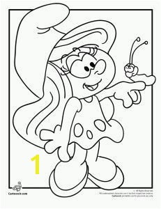 Smurfs Coloring Pages Smurfette Coloring Page – Cartoon Jr