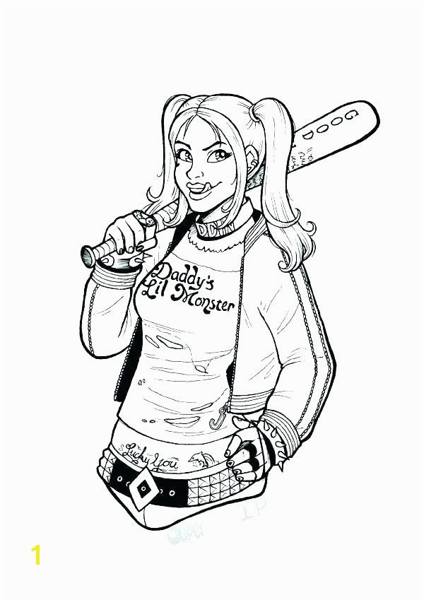Suicide Squad Coloring Pages Beautiful Harley Quinn And The Joker Coloring Pages Joker And His Lover