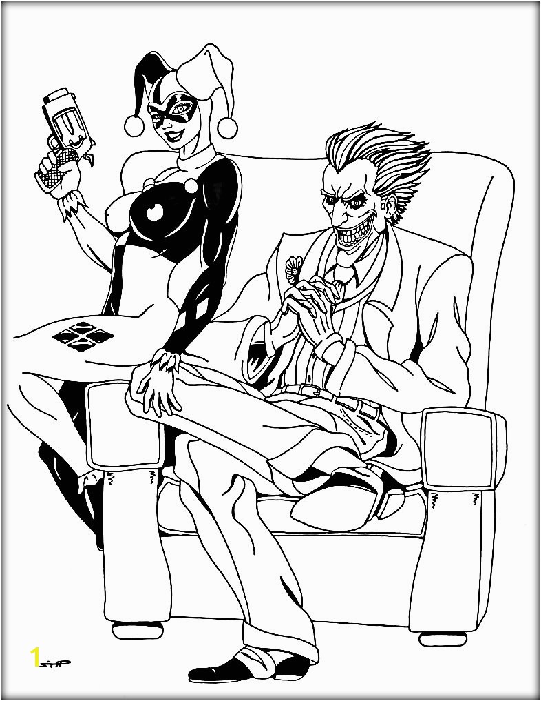 Edge Harley Quinn And The Joker Coloring Pages Trend Page 6929