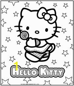 Hello Kitty Coloring Pages To use for the cake transfer or decor games