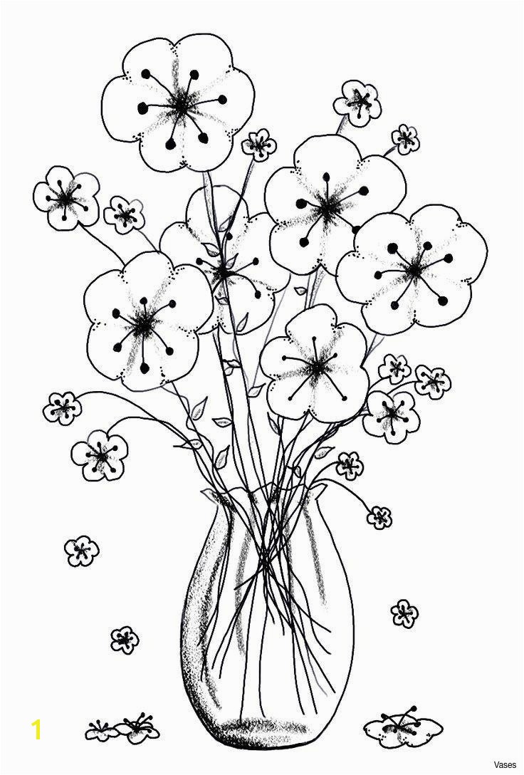 Cool Vases Flower Vase Coloring Page Pages Flowers In A top I 0d