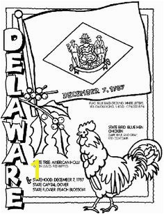 US Geography Delaware State Symbol Coloring Page by Crayola Print or color online