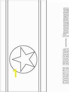 North Korea flag coloring page Sonlight Core C Window on the World