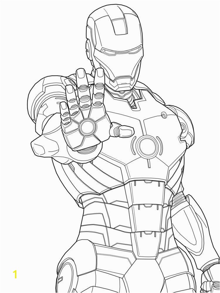 Iron Man Marvel Iron Man Coloring Pages Free Printable For Adult